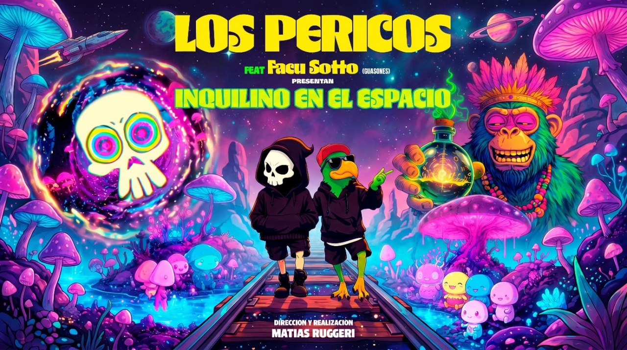 “Inquilino en el espacio”: el nuevo videoclip de Los Pericos junto a Facundo Soto